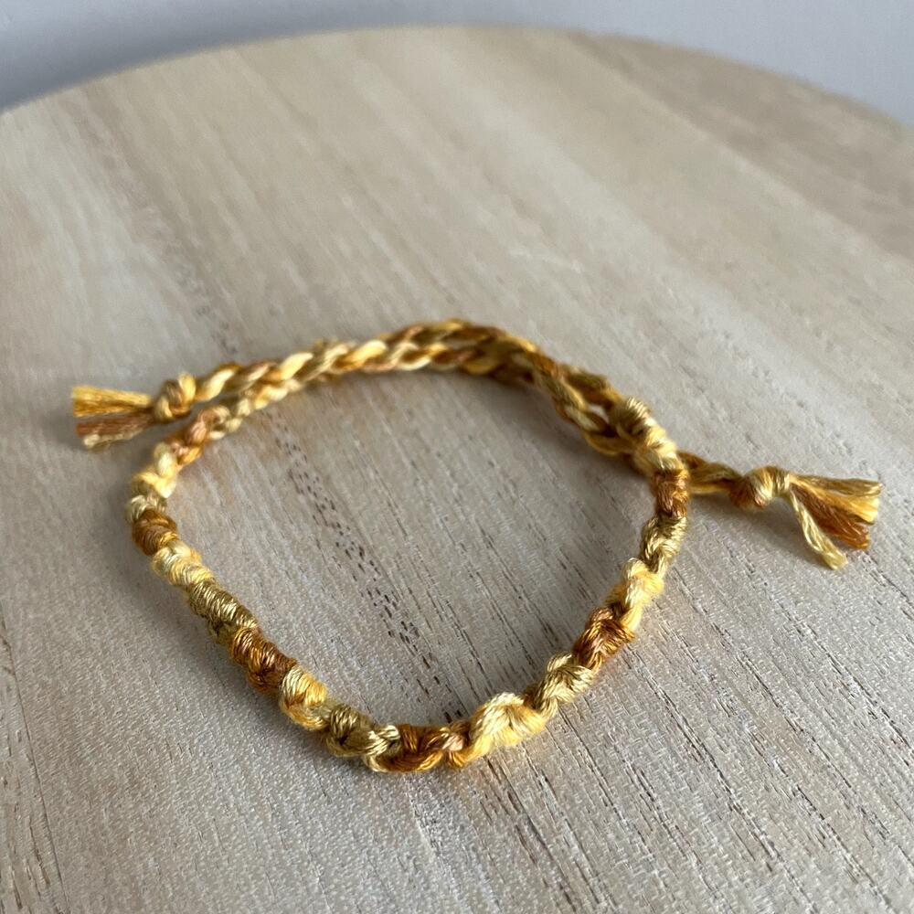 Marietta Bracelet anklet trendy comfortable tie embroidery thread woven gift